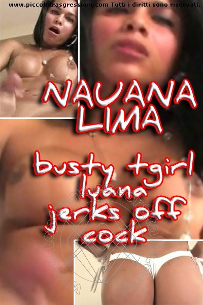 Foto frontale della copertina del film di Nauana Lima Pornostar transescort Milano