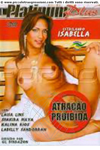 Foto frontale della copertina del film di Kalena Rios Pornostar transescort Roma